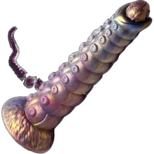 Load image into Gallery viewer, Deep Invader Tentacle Ovipositor Silicone Dildo with Eggs - CVN