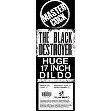Load image into Gallery viewer, The Black Destroyer Huge 17” Dildo - CVN