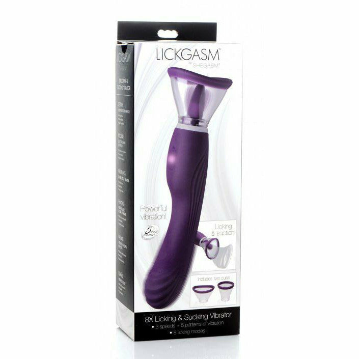 Lickgasm 8X Licking and Sucking Vibrator - CVN