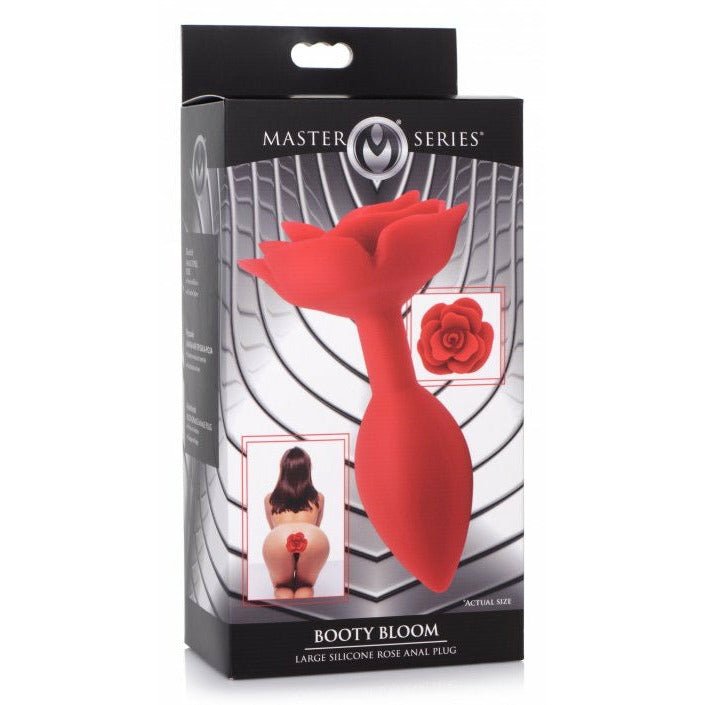 Booty Bloom Silicone Rose Anal Plug - Large - CVN