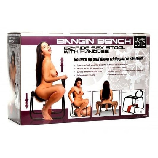 Bangin Bench EZ-Ride Sex Stool with Handles - CVN