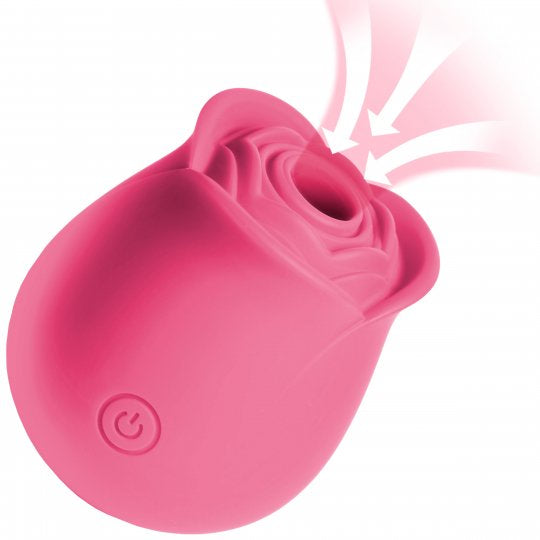 The Perfect Rose Clitoral Stimulator - Pink - CVN