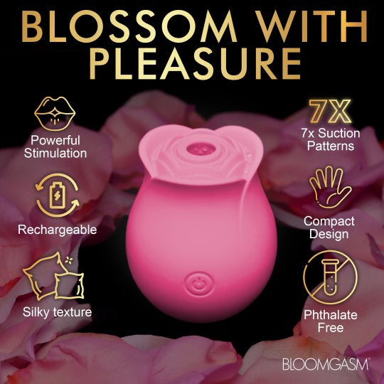 The Perfect Rose Clitoral Stimulator - Pink - CVN