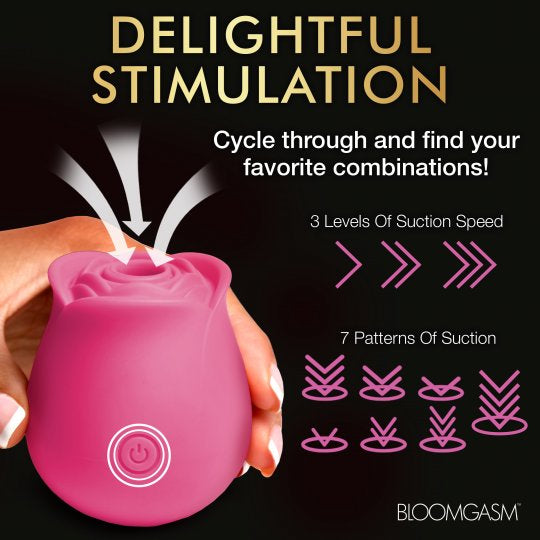 The Perfect Rose Clitoral Stimulator - Pink - CVN