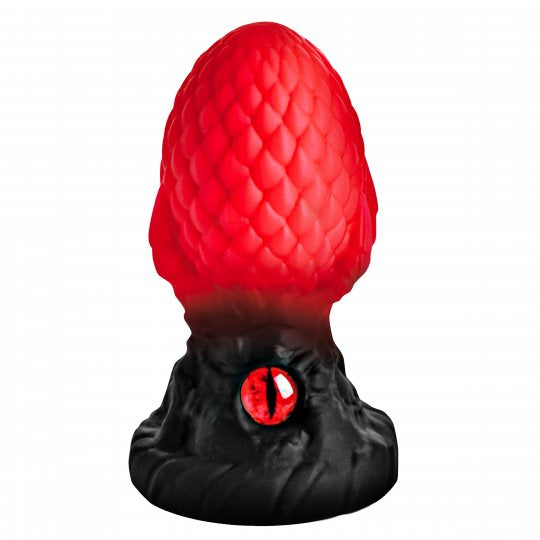 Eye of the Dragon Silicone Butt Plug - Red - CVN