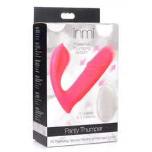 Load image into Gallery viewer, Panty Thumper 7X Thumping Silicone Vibrator with Remote Control - CVN

