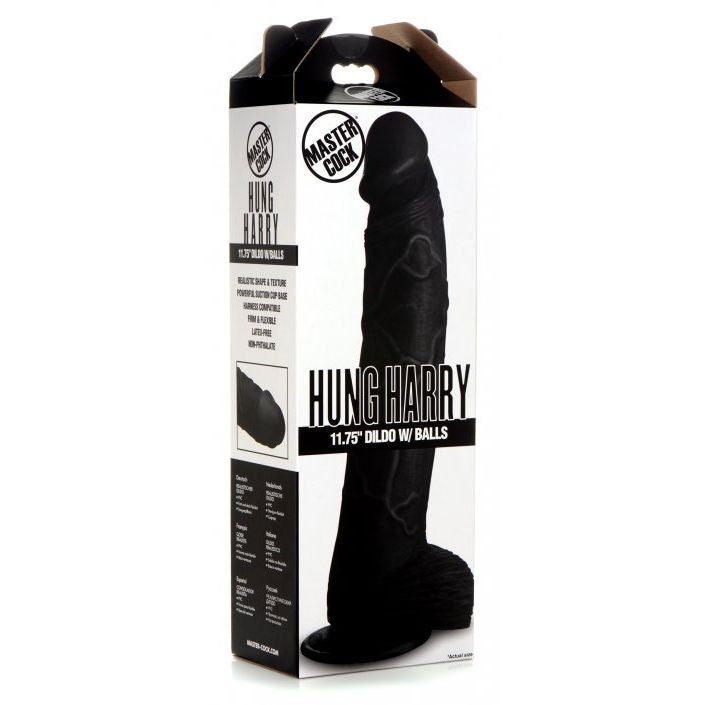 Hung Harry 11.75 Inch Dildo with Balls - CVN