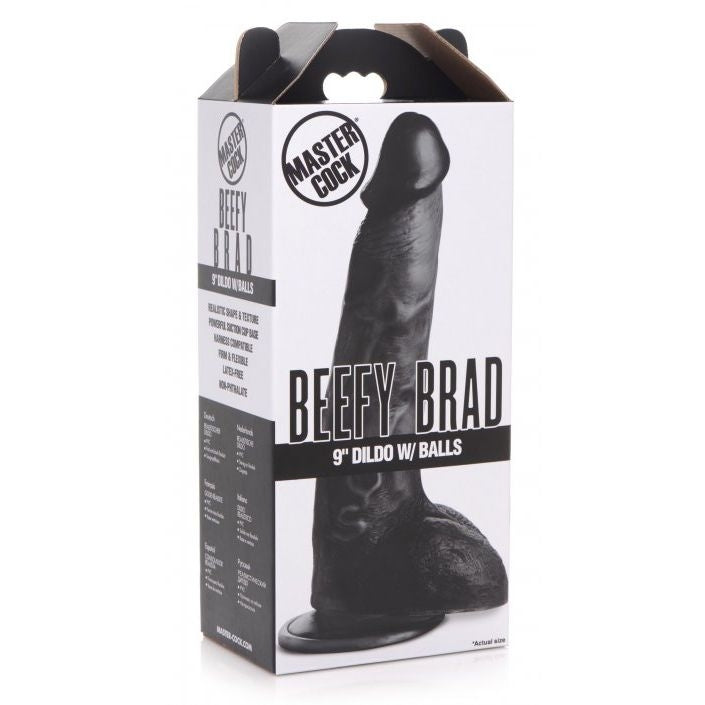 Beefy Brad 9 inch Dildo with Balls - CVN