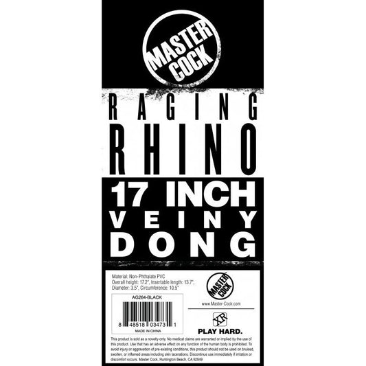 Raging Rhino 17” Veiny Dildo- Flesh - CVN