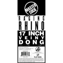 Load image into Gallery viewer, Raging Rhino 17” Veiny Dildo- Flesh - CVN
