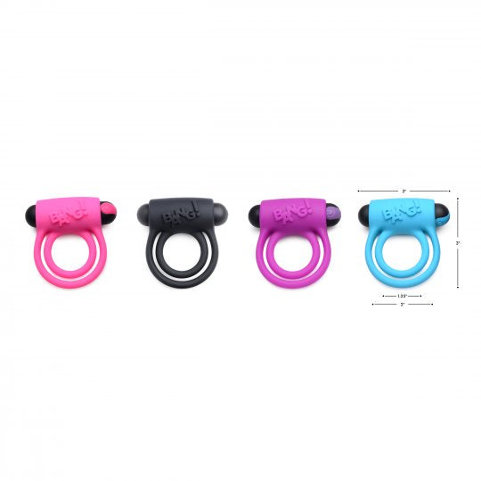 Remote Control 28x Vibrating Cock Ring and Bullet - CVN