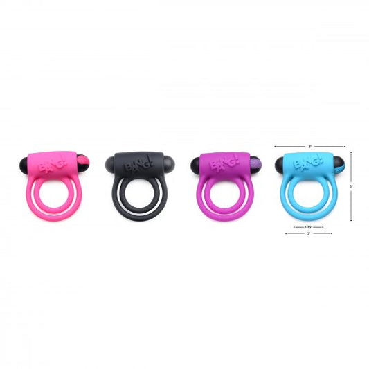 Remote Control 28x Vibrating Cock Ring and Bullet - CVN