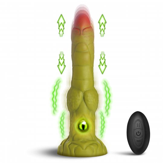 Eyegor Thrusting and Vibrating Silicone Dildo - CVN
