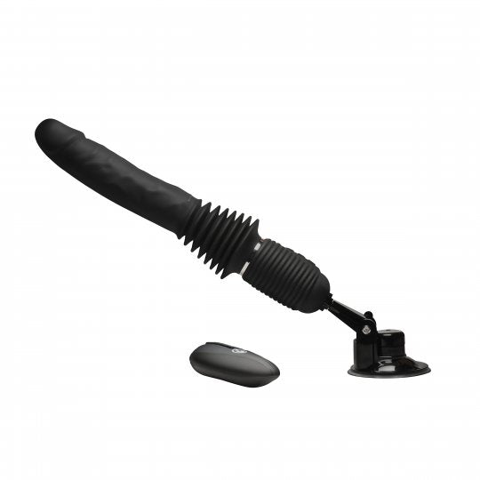 Ultimate Power Pounder Vibrating & Thrusting Silicone Dildo w/ Remote - CVN
