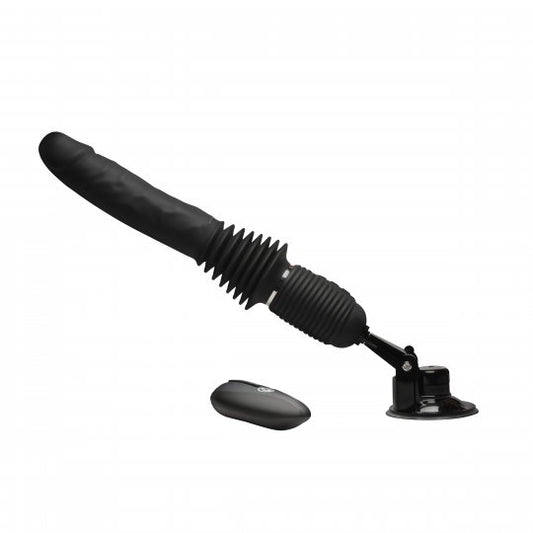 Ultimate Power Pounder Vibrating & Thrusting Silicone Dildo w/ Remote - CVN