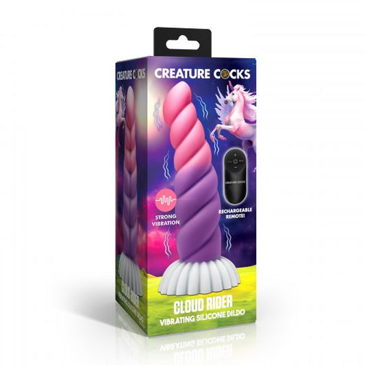 Cloud Rider Unicorn Silicone Dildo - CVN