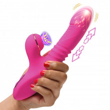 Load image into Gallery viewer, Pro-Thrust Thrusting Suction Silicone Rabbit Vibrator - CVN
