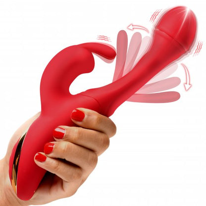 Flicking Silicone Rabbit Vibrator - CVN