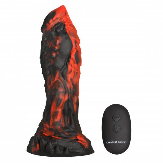 Inferno Cock Vibrating Silicone Dildo - CVN