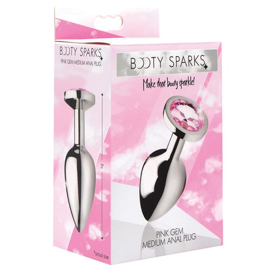 Pink Gem Anal Plug - Medium - CVN