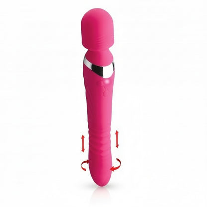 Ultra Thrusting and Vibrating Silicone Wand - CVN
