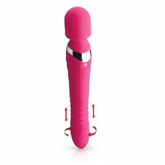 Ultra Thrusting and Vibrating Silicone Wand - CVN