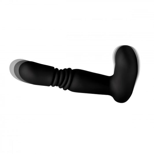 Silicone Thrusting Anal Plug With Remote Control - CVN