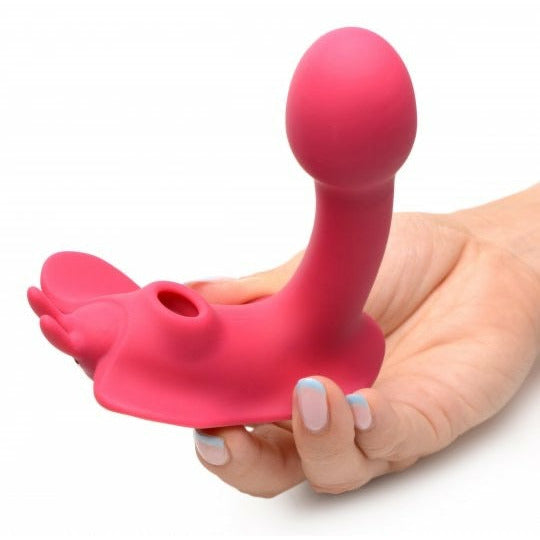 Butterfly Tease 10X Clitoral Suction Silicone Stimulator - CVN