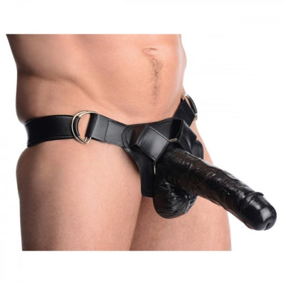 Infiltrator Hollow Strap-On with 10 Inch Dildo - CVN