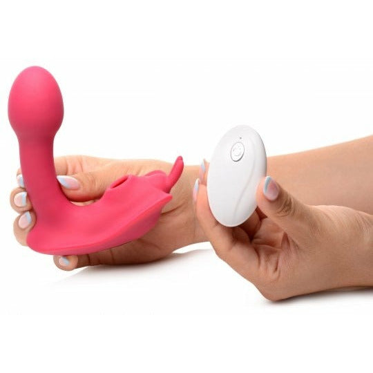 Butterfly Tease 10X Clitoral Suction Silicone Stimulator - CVN