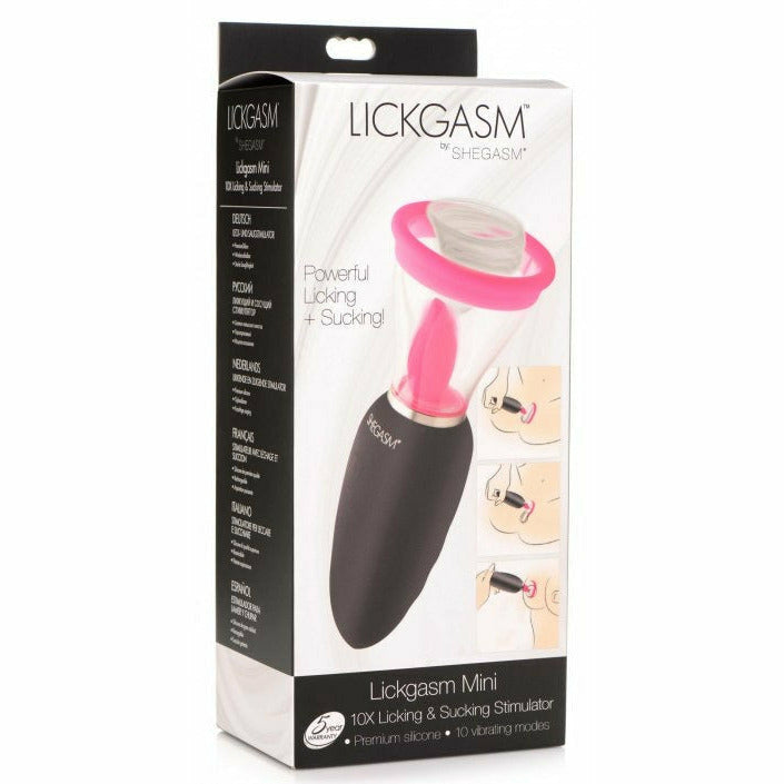 Lickgasm Mini 10X Silicone Licking and Sucking Stimulator - CVN