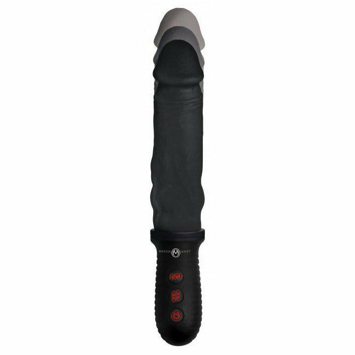8X Auto Pounder Vibrating and Thrusting Dildo with Handle - CVN