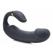 Load image into Gallery viewer, 10X Pleasure Pose Come Hither Silicone Vibrator with Poseable Clit Stimulator - CVN
