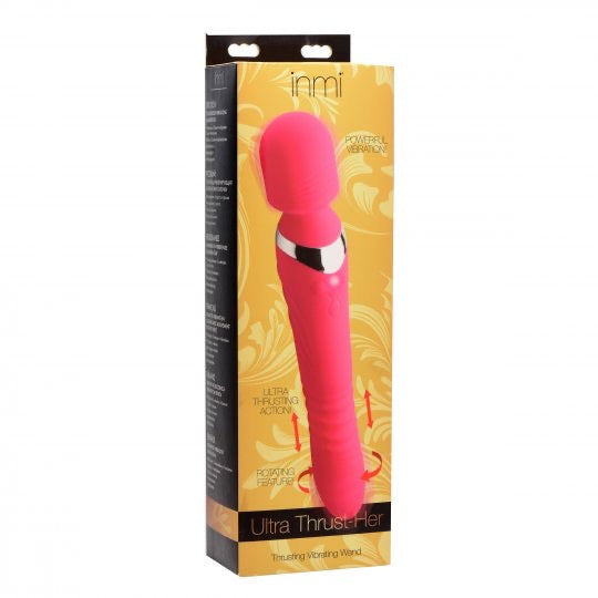 Ultra Thrusting and Vibrating Silicone Wand - CVN